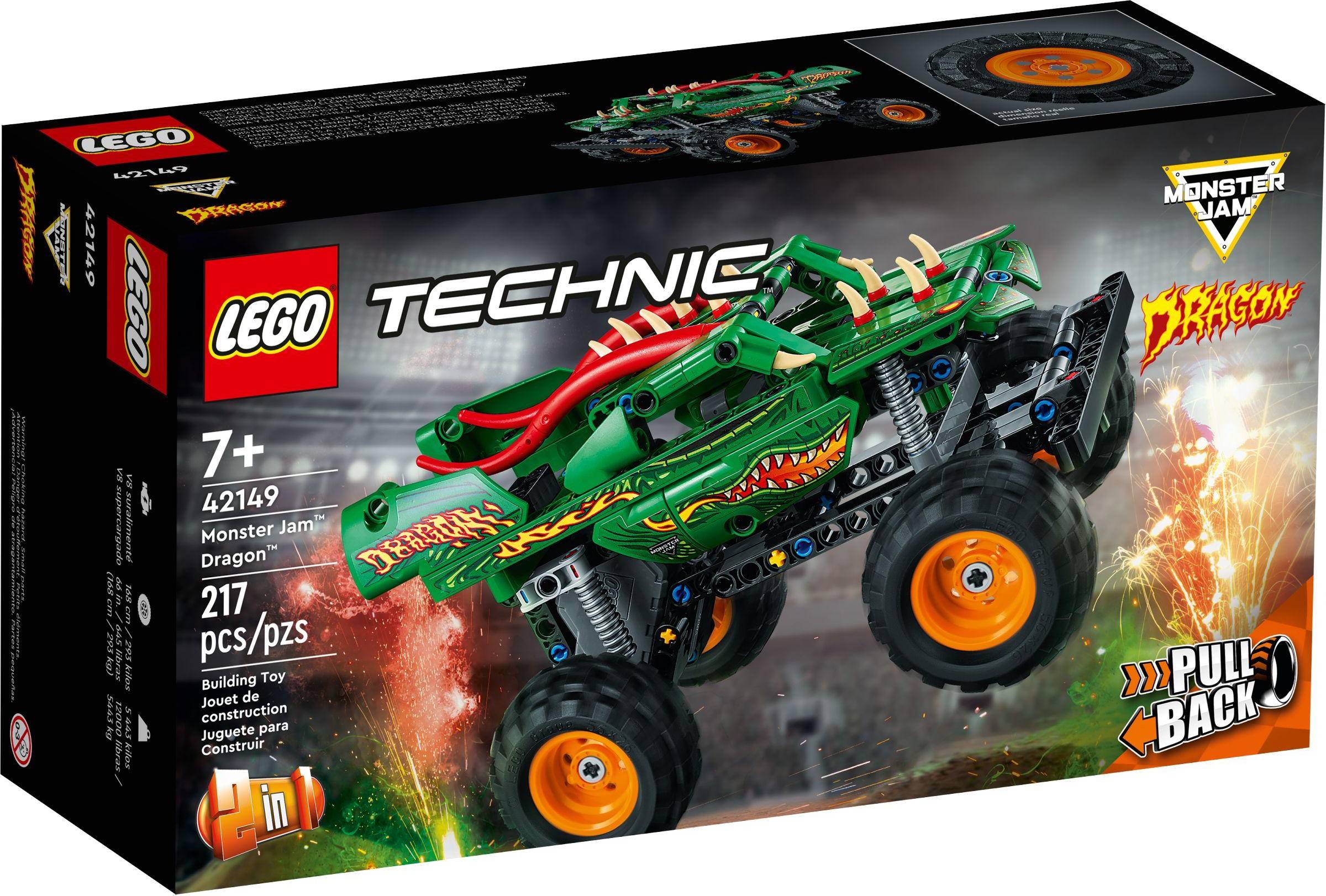 LEGO-Technic-Monster-Jam-Dragon-42149