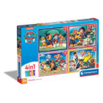 Clementoni Paw Patrol 4-in-1 Jigsaw Puzzle