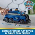 Paw Patrol Team Cruiser Veicolo con Action Figure Speciali di Chase