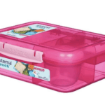 Lunchbox Compartimentée Avec Gobelet - Rose