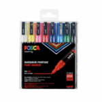 Marqueurs Posca PC3M - Set de 8 Couleurs