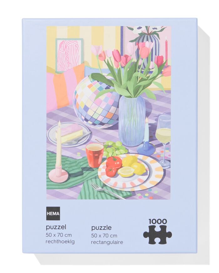 Puzzle Nature Morte 1000 Pièces HEMA: Découvrez un Défi Artistique Captivant! Idéal pour les Amateurs de Puzzles et les Passionnés d'Art. Commandez Votre Puzzle dès Aujourd'hui! 🧩🎨 #HEMA #Puzzle #NatureMorte